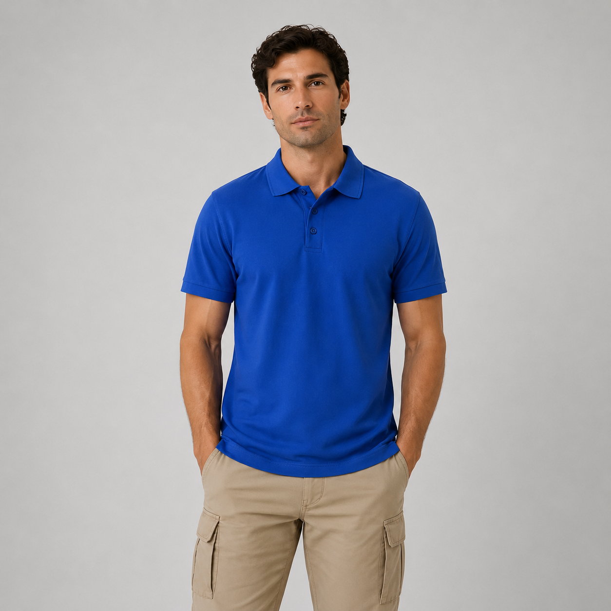 Men’s Piqué Polo Shirt | Classic Fit Cotton Polo | Essential Polo