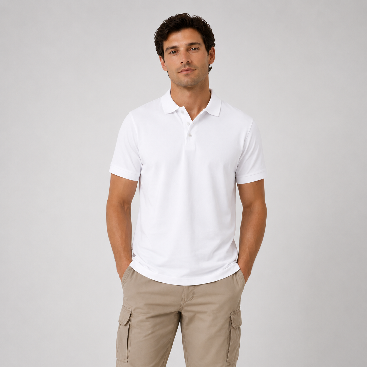 Men’s Piqué Polo Shirt | Classic Fit Cotton Polo | Essential Polo