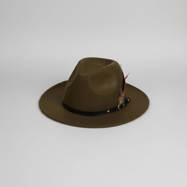 Nicky Adams Fedora Hat (Forest Green)