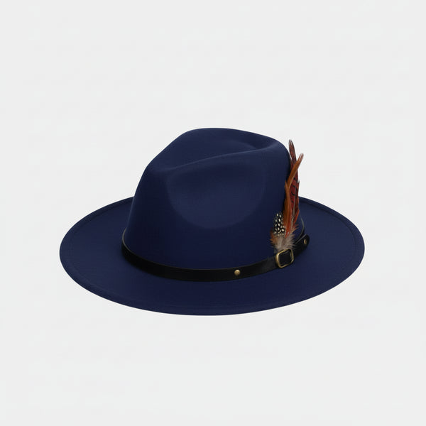 Nicky Adams Fedora Hat (Navy)