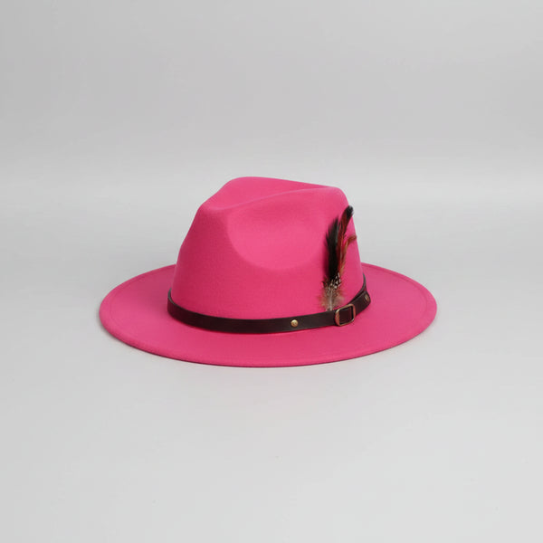 Nicky Adams Fedora Hat (Pink)