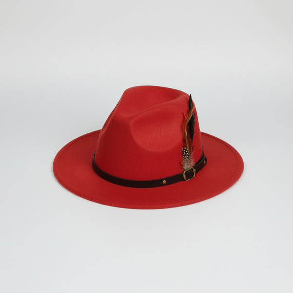 Nicky Adams Fedora Hat (Rust)