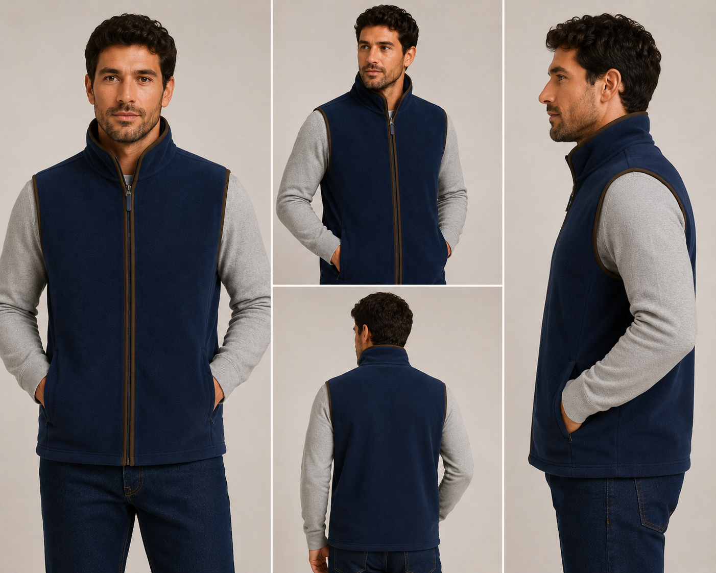 Stay warm and comfortable with the Nicky Adams Men’s Fleece Bodywarmer. Lightweight, soft fleece gilet with full zip fastening and practical pockets. Perfect for outdoor wear, workwear, walking, and casual layering.