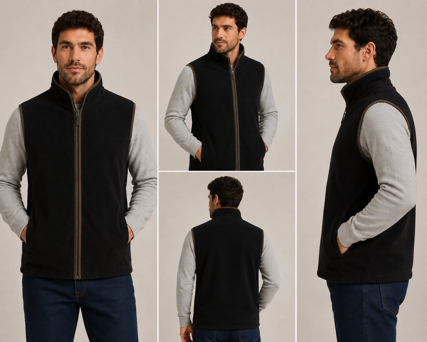 Stay warm and comfortable with the Nicky Adams Men’s Fleece Bodywarmer. Lightweight, soft fleece gilet with full zip fastening and practical pockets. Perfect for outdoor wear, workwear, walking, and casual layering.