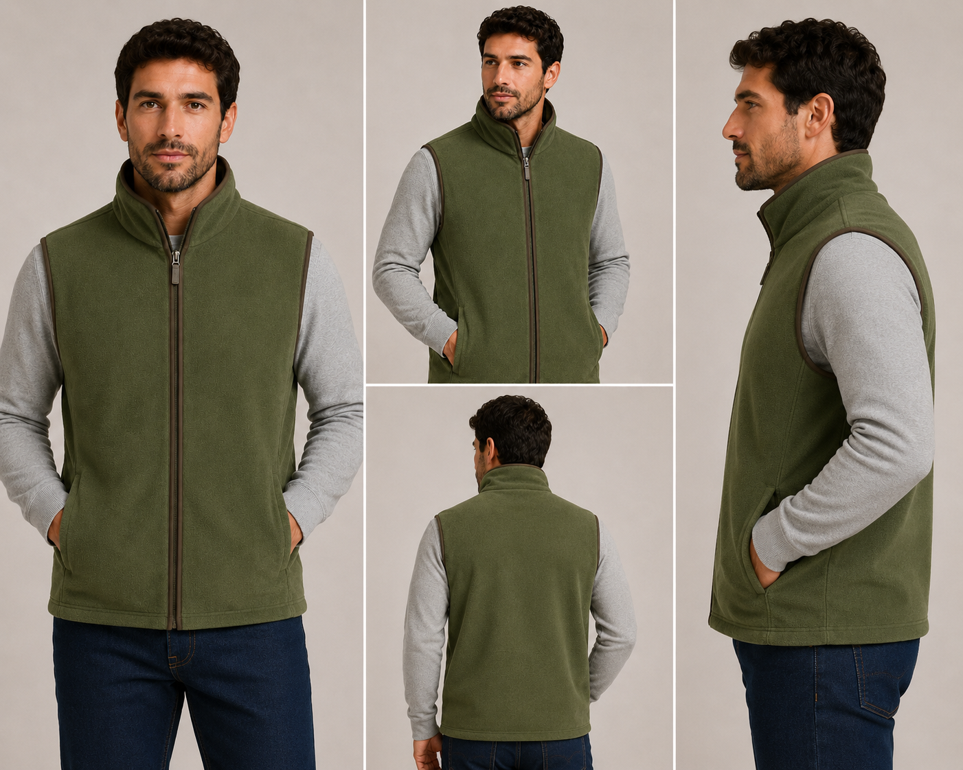 Stay warm and comfortable with the Nicky Adams Men’s Fleece Bodywarmer. Lightweight, soft fleece gilet with full zip fastening and practical pockets. Perfect for outdoor wear, workwear, walking, and casual layering.