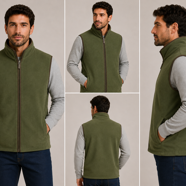 Nicky Adams Fleece Bodywarmer (Green)