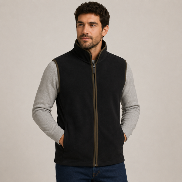 Nicky Adams Fleece Bodywarmer (Black)