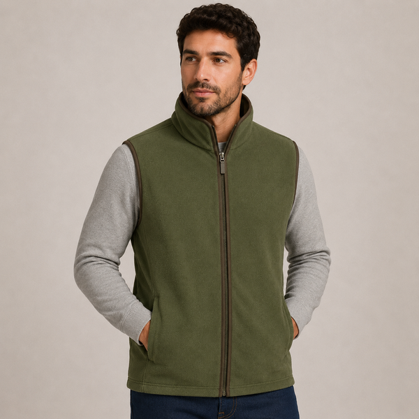 Nicky Adams Fleece Bodywarmer (Green)