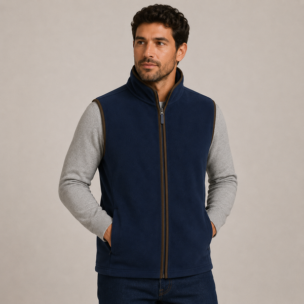 Nicky Adams Fleece Bodywarmer (Navy)