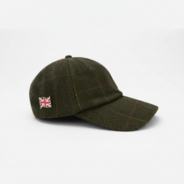 Nicky Adams Tweed Baseball Cap (Dark Tweed)