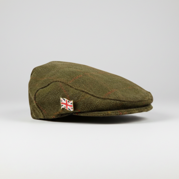 Nicky Adams Tweed Flat Cap (Dark)