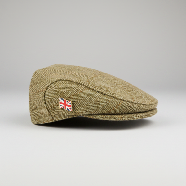 Nicky Adams Tweed Flat Cap (Light)