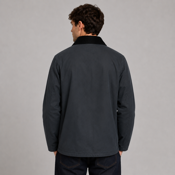 Nicky Adams Unpadded Wax Jacket (Navy)