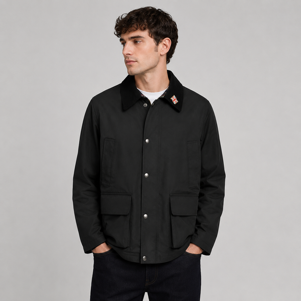 Nicky Adams Unpadded Wax Jacket (Black)