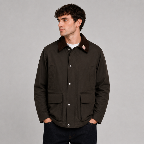 Nicky Adams Unpadded Wax Jacket (Brown)