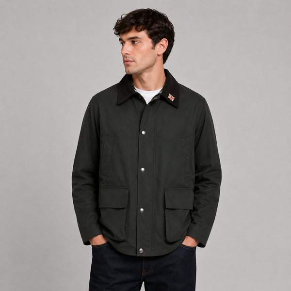 Nicky Adams Unpadded Wax Jacket (Olive)