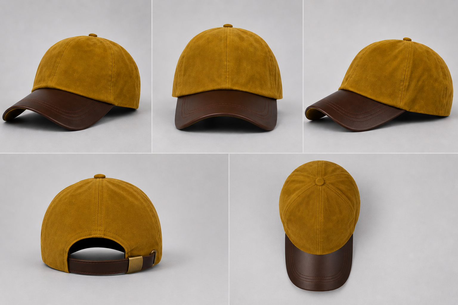 Premium waxed cotton baseball cap with leather-look curved peak, adjustable strap, and timeless country styling. Durable, comfortable, and perfect for everyday outdoor wear.
