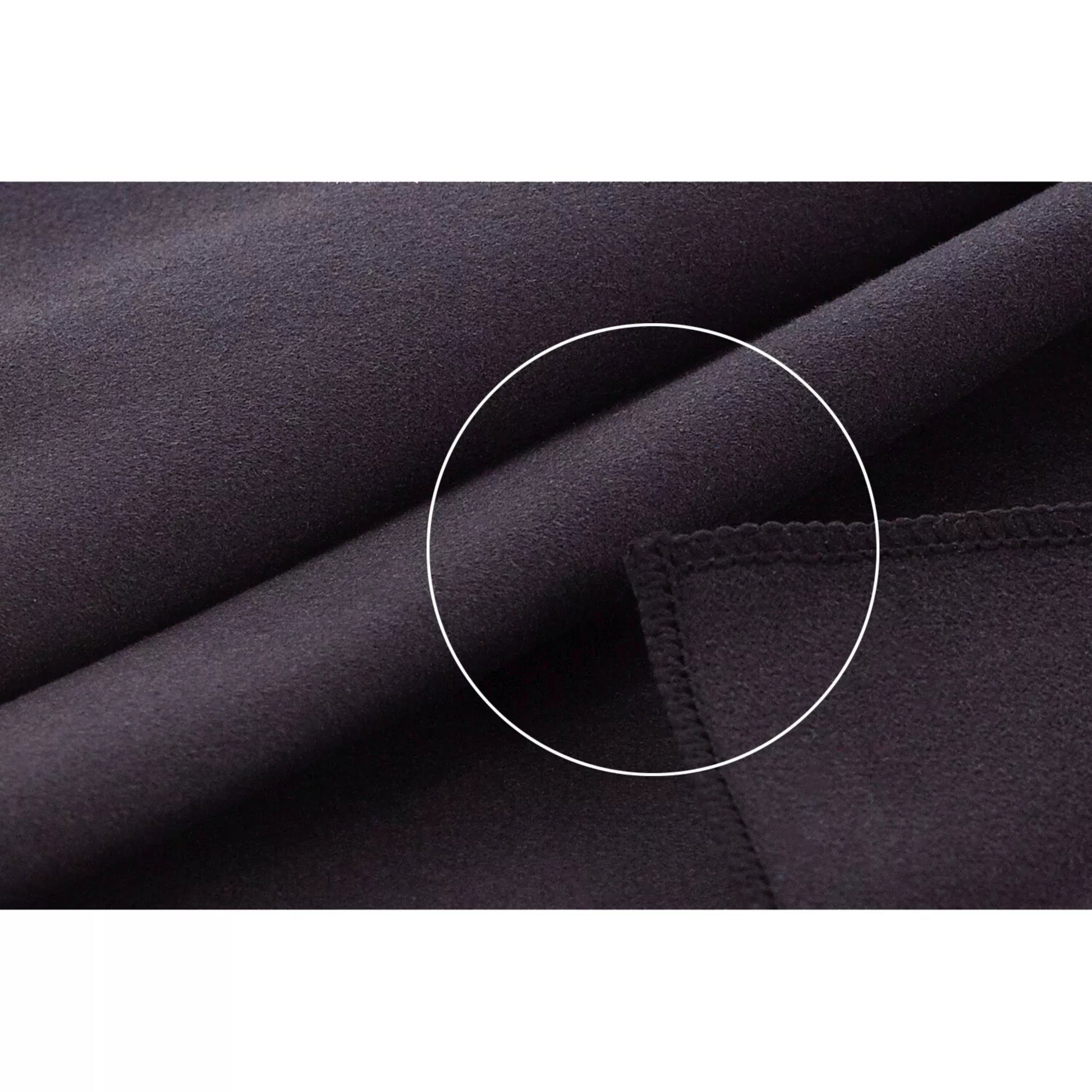 Black microfibre fast drying towel set with carry bag, lightweight and compact sports, beach and travel towels in multiple sizes from hand towel to extra large