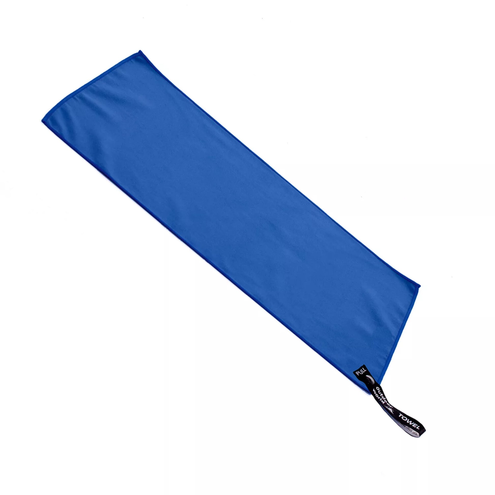 Dark Blue microfibre fast drying towel set with carry bag, lightweight and compact sports, beach and travel towels in multiple sizes from hand towel to extra large