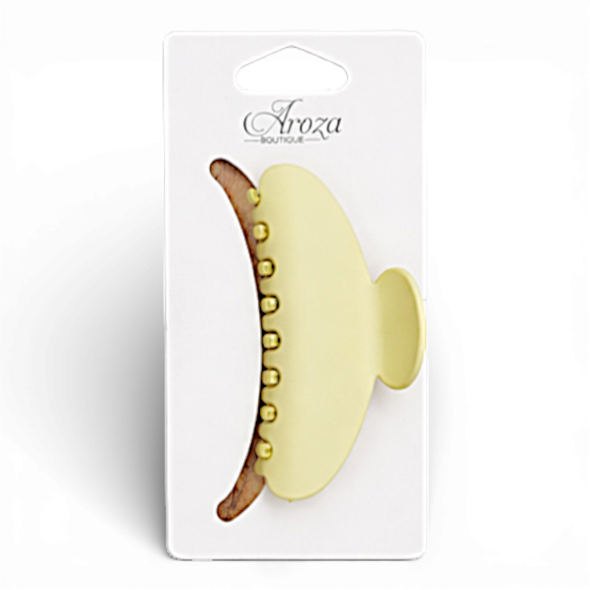 Designed for a secure hold with a modern matte finish, this lightweight claw clip keeps your style in place without pulling or slipping.

Ideal for quick updos, half-up looks, and daily wear.
