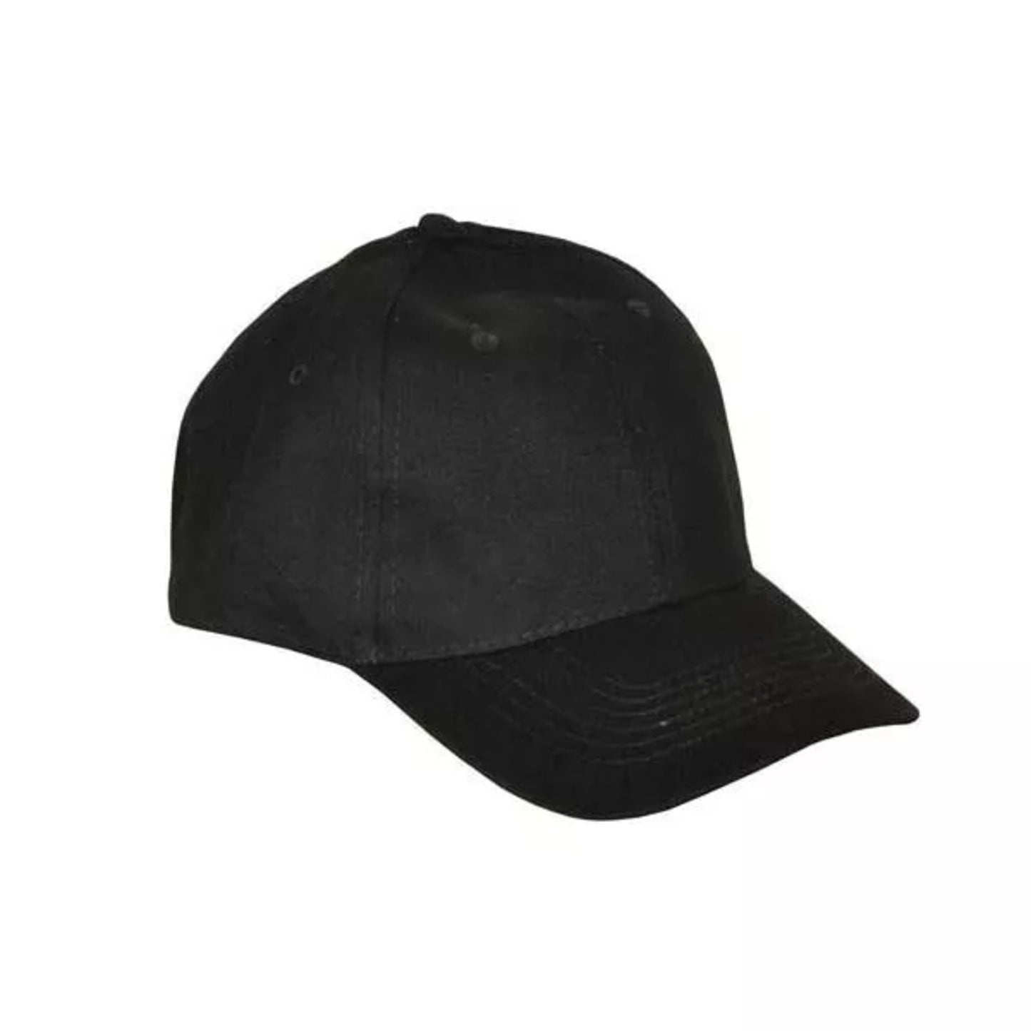 Unisex Black Baseball Cap Adjustable Classic Sports Hat Casual Outdoor Wear