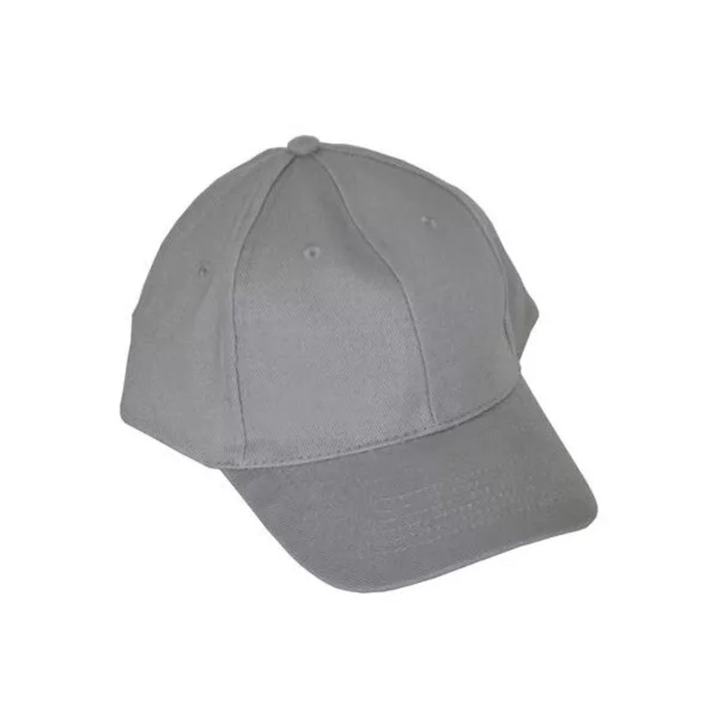 Unisex Grey Baseball Cap Adjustable Classic Sports Hat Casual Outdoor Wear