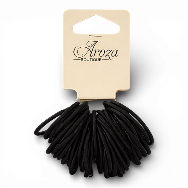Plain Black Premium Bobbles 50 Pack