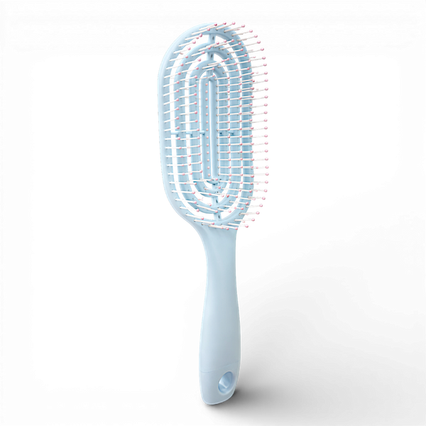 Premium Light Blue Detangling Hair Brush