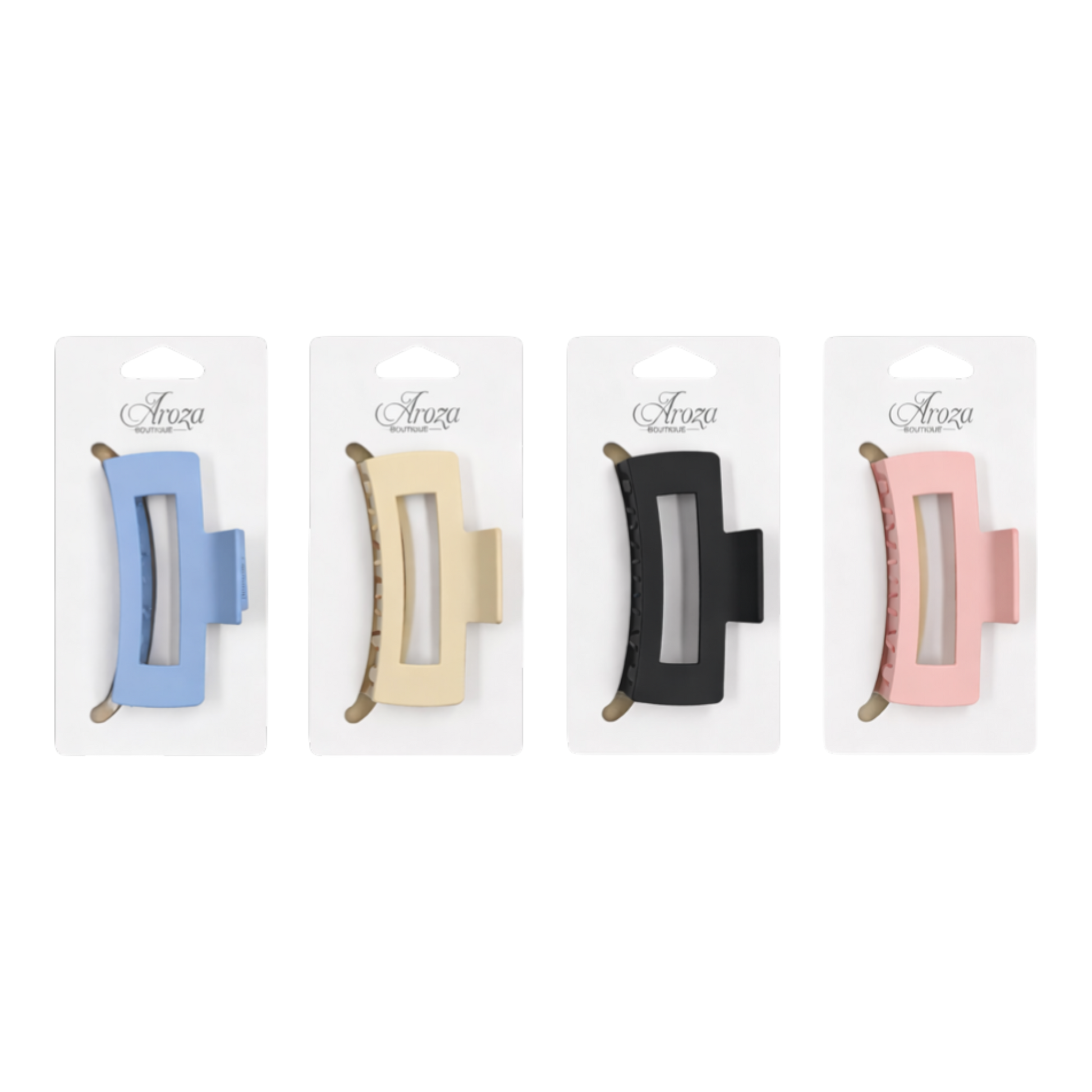 Rectangle Hair Claw Clip Perfect For Everyday Use Suitable For All Ages