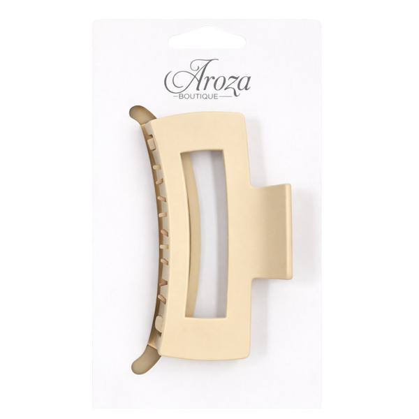 4 Inch Rectangle Claw Hair Clip (4 Colours Available)