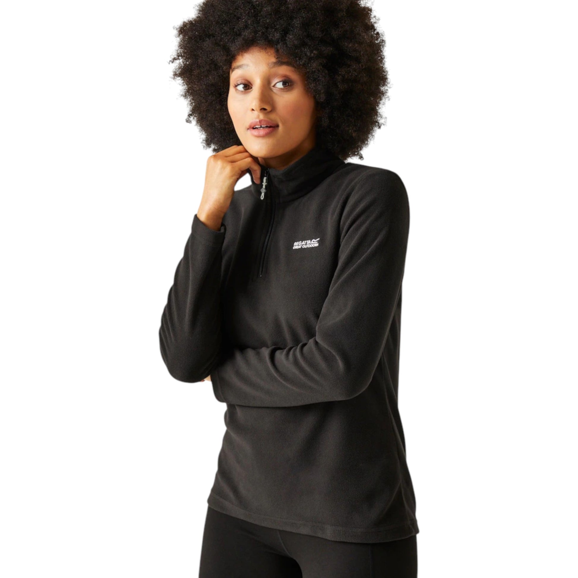 Regatta Sweethart Ladies Black Fleece Pullover