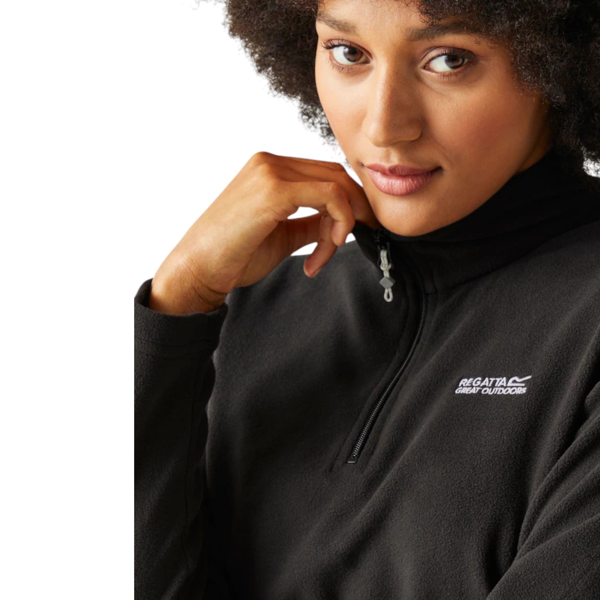 Regatta Sweethart Ladies Black Fleece Pullover