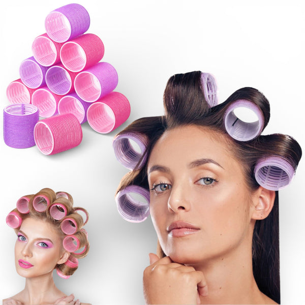 Self Grip Velcro Hair Rollers