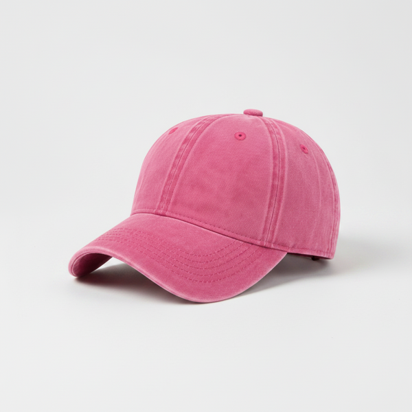 Stonewash Baseball Cap (Pink)