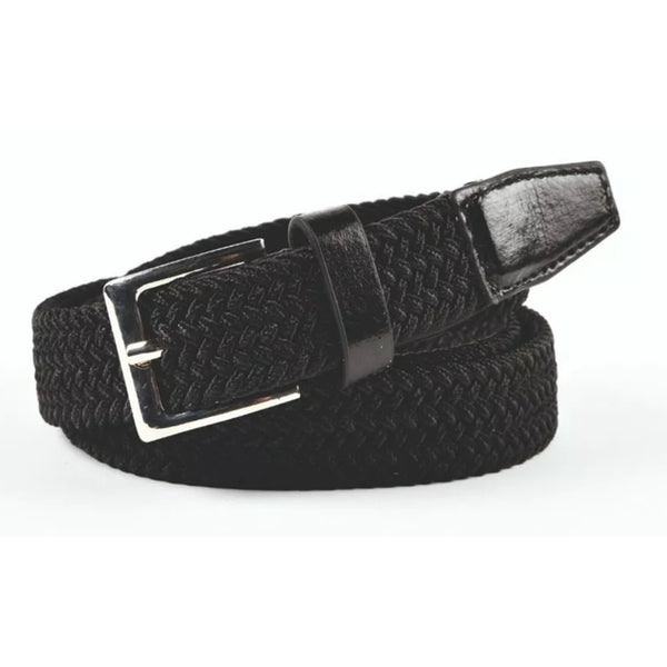 Nicky Adams 1" Stretchy Belt - Black