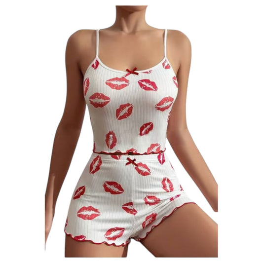 Ladies 2pc Pyjama Short Set - 5 Styles