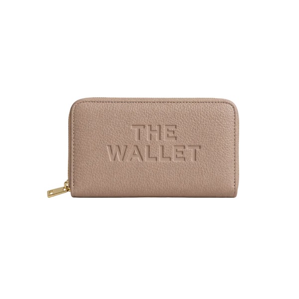 The Luxe Zip Wallet – Almond