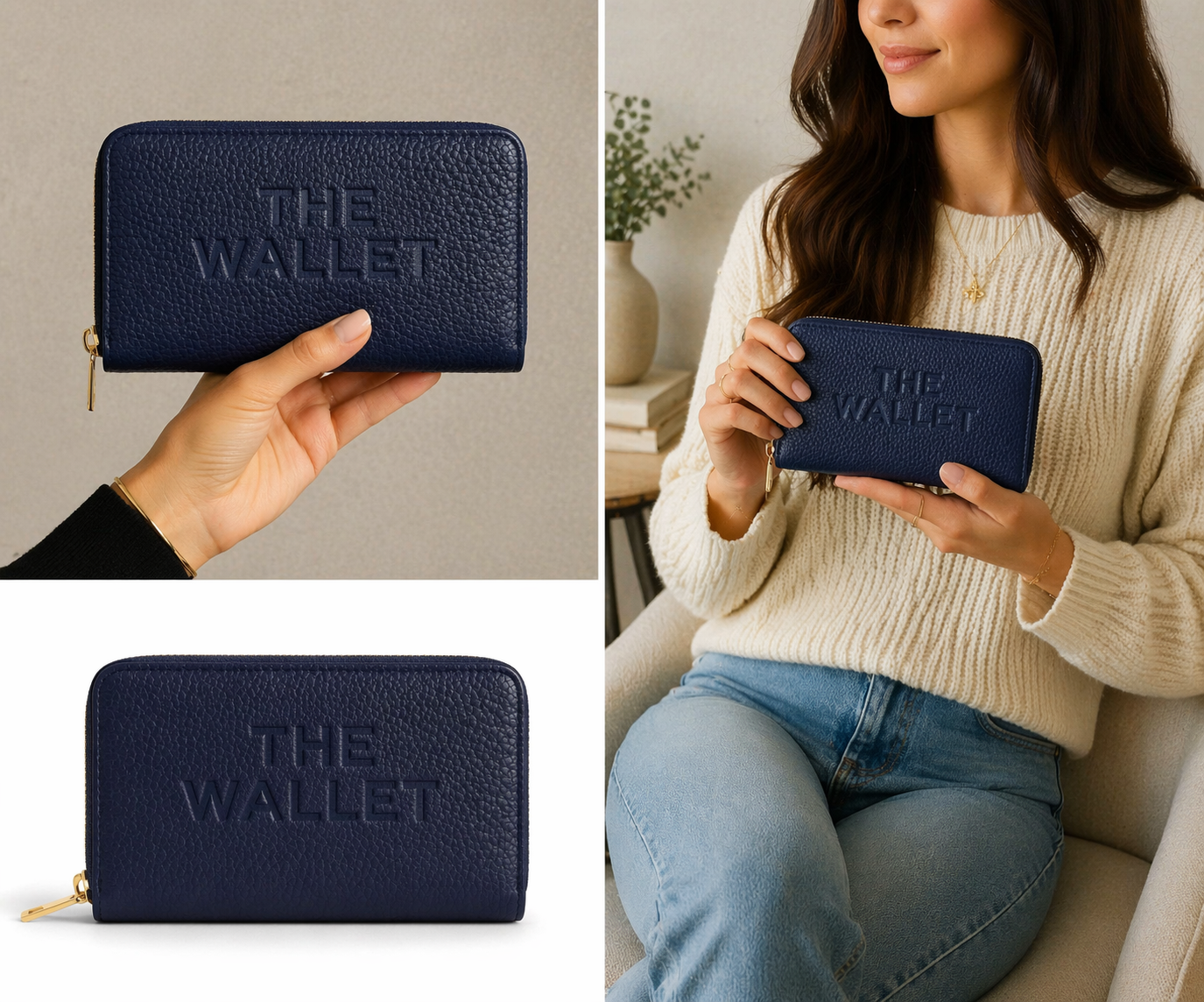 luxury purse wallet, zip around wallet, women’s wallet, vegan leather wallet, designer wallet, card holder wallet, everyday wallet
