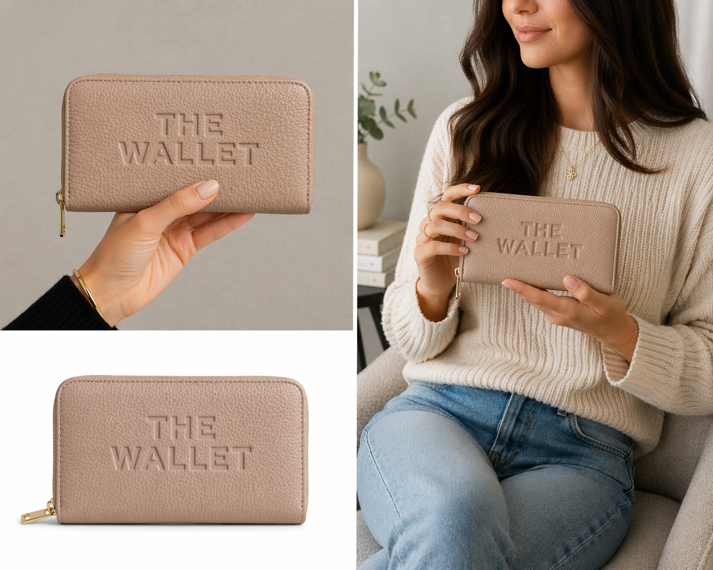 luxury purse wallet, zip around wallet, women’s wallet, vegan leather wallet, designer wallet, card holder wallet, everyday wallet