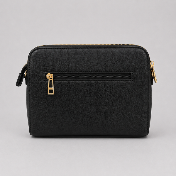 The Essential Crossbody Tote Bag (Black)