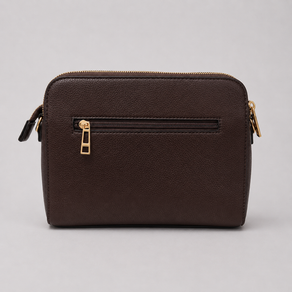 The Essential Crossbody Tote Bag (Chocolate)