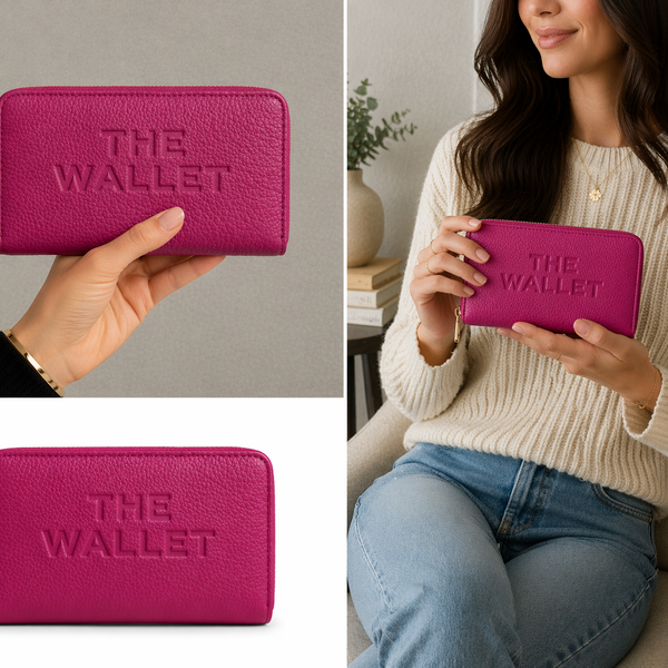 The Luxe Zip Wallet – Crocus