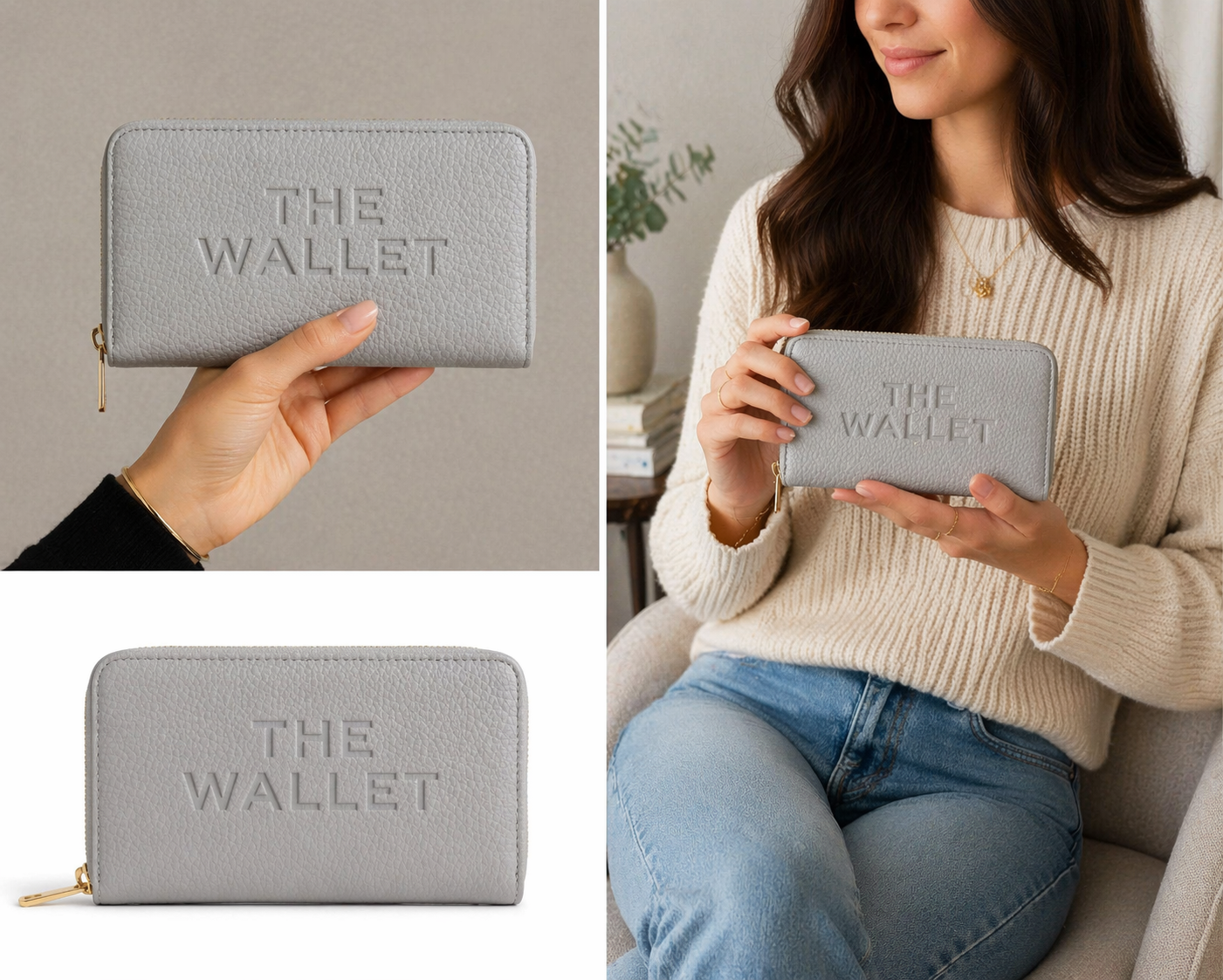 luxury purse wallet, zip around wallet, women’s wallet, vegan leather wallet, designer wallet, card holder wallet, everyday wallet