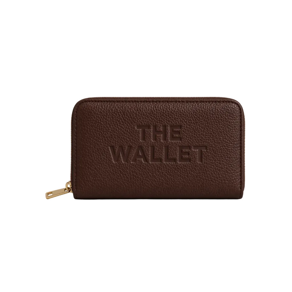 The Luxe Zip Wallet - Coffee