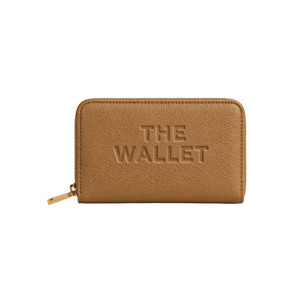 The Luxe Zip Wallet – Mocha Mousse
