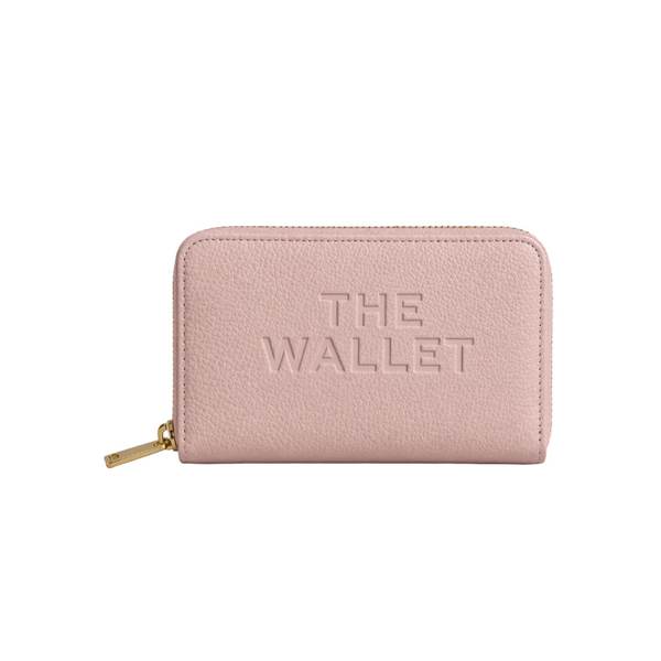 The Luxe Zip Wallet – Pale Pink