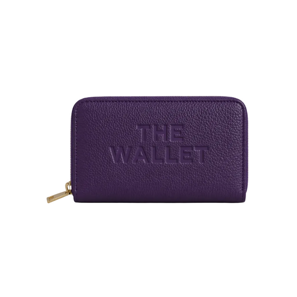 The Luxe Zip Wallet – Purple