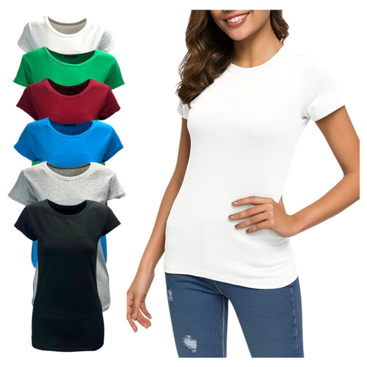 Ladies Classic Slim Fit Cotton T-Shirt