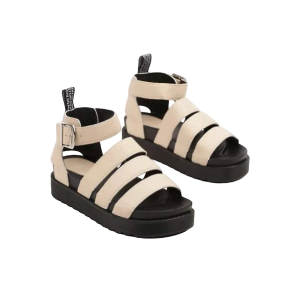 Ladies Platform Block Sandals
