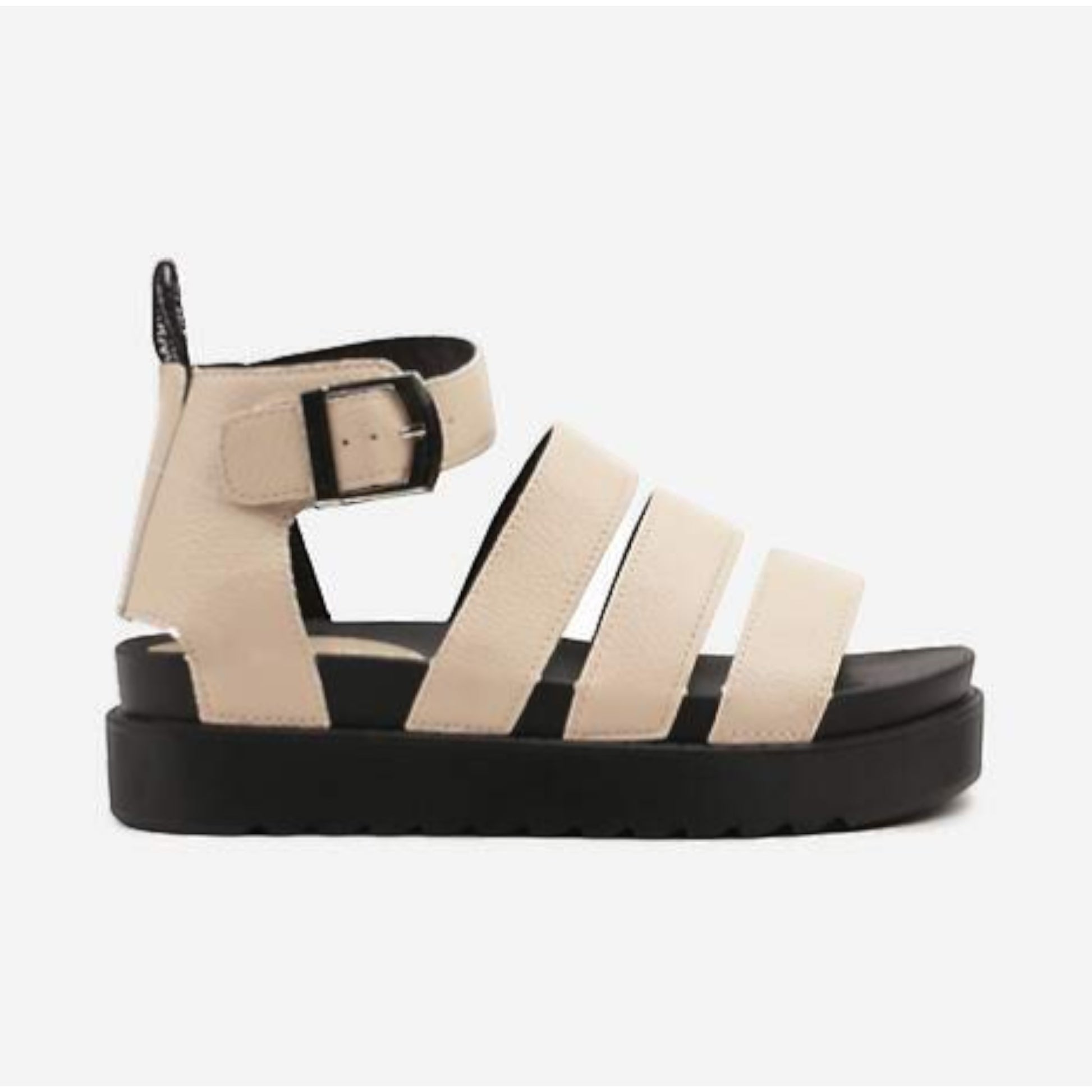 Strappy women’s gladiator sandals with chunky platform sole, open toe design